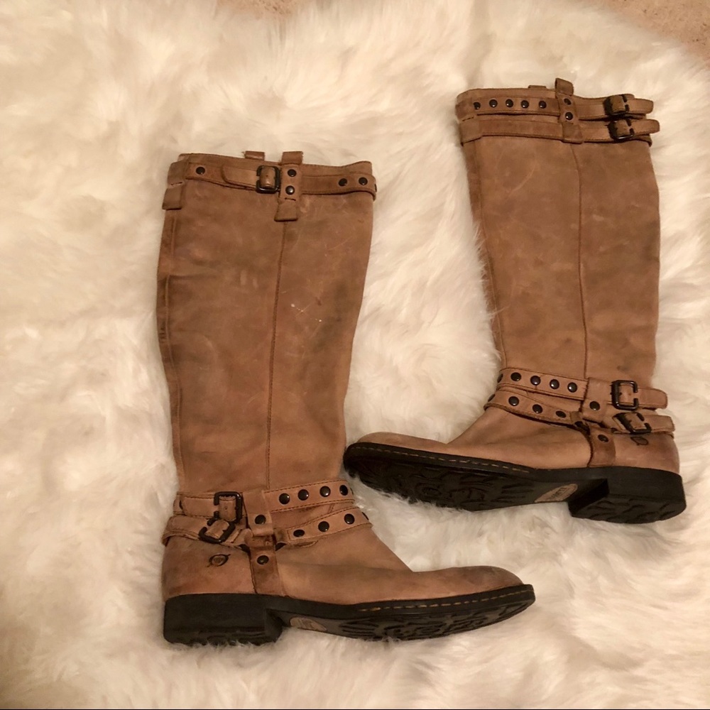 BORN distressed leather boots